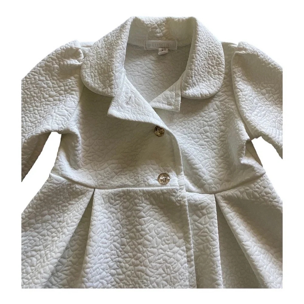 NANNETTE-WHITE LIGHTWEIGHT COAT